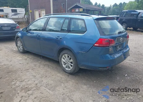 2015 Volkswagen Golf Sportwagen Tsi S 4-Door from USA, damaged, VIN 3VWC17AU7FM501300